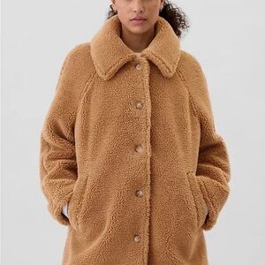 GAP Women's Camel Teddy Jacket
